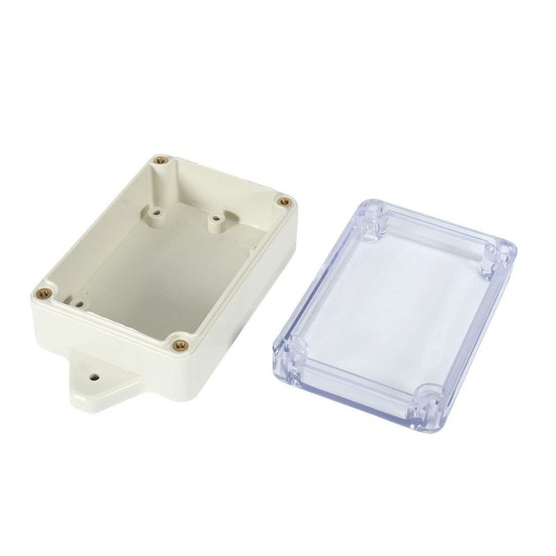 YXQ Junction Box Transparent Cover 6.2 x 3.5 x 2.5 inch IP65 Waterproof Wall Hang ABS Project Case Enclosure w Hole Cable Wire Connect Power(158mmx90mmx64mm) - Image 4